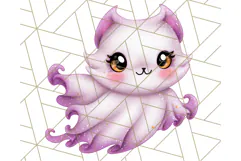 Pastel Goth Halloween PNG Clipart, Creepy Cute Art Product Image 5