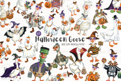 Halloween Silly Goose Clipart Product Image 1