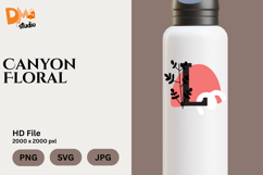 Canyon Floral Monogram Product Image 1
