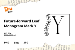 Future-forward Leaf Monogram Mark Product Image 1