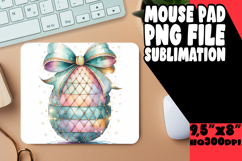 Cheerful Desk Pad Sublimation Ideas, Easter Egg Product Image 1