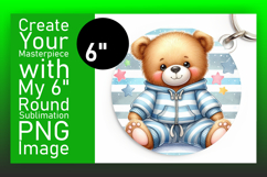 Dynamic Circle PNG for Coasters , Teddy Bear Product Image 1