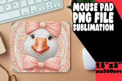Joyful Desk Pad Sublimation PNG, Goose Product Image 1