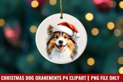 Breeds Of Christmas Dog Ornaments Clipart PNG Product Image 1