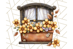 Fall Fairy House Clipart PNG, Autumn Homes and Decor Product Image 5