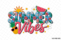 Summer Vibes Svg | Quotes Svg | Svg Cut Files Product Image 1
