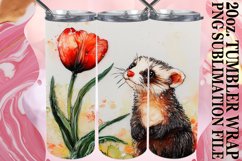 Joyful Whispers 20oz tumbler wrap, Animals Product Image 1