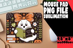 Timeless Mouse Pad Sublimation Style, Ghost Books Product Image 1