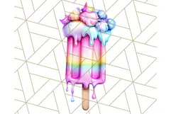 Chibi Summer Girls Clipart PNG, Bright Kawaii Summer Art Product Image 5