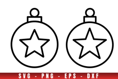 Christmas icon svg, icon png clipart, christmas outline svg Product Image 1