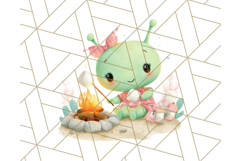 Alien Vacation Clipart PNG, Cute Summer Galaxy Art Clip Art Product Image 5