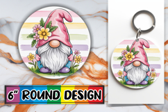 Timeless Circle Car Coasters, Easter Gnomes Product Image 1