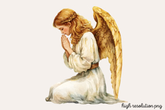 Christian Easter Watercolor Clipart PNG Product Image 1