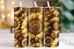 Sunflower Tumbler Wrap | Sublimation | Tumblers Product Image 1