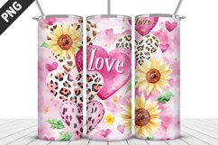 Lovely Hearts Tumbler Design | Valentine&#039;s Day Tumbler Wrap Product Image 2