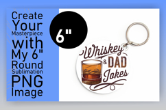 Lovely Circle PNG Coaster Design , Father&#039;s Day Product Image 1