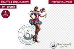 4th of July Character PNG, Patriotic Americana Portraits Product Image 1