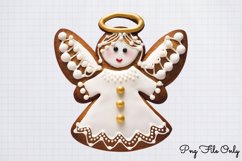 Gingerbread Cookie Christmas Sublimation Clipart PNG Product Image 1