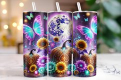 Halloween Pumpkin Tumbler Wrap | Sublimation | Tumblers Product Image 1