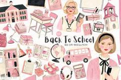 Preppy Back To School Clipart Product Image 1