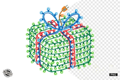 Merry Christmas Lights Clipart Product Image 1