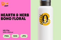 Hearth &amp; Herb Boho Floral Monogram Product Image 1