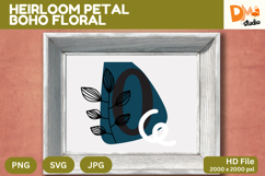 Heirloom Petal Boho Floral Monogram Product Image 1