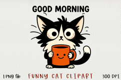 Cute &amp; Funny Cat BUNDLE, PNG. Product Image 19