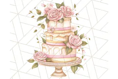Pastel Tea Clip Art PNG with Sweets and Floral Accents Png Product Image 5