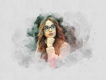 Portrait Painting Watercolor Effect Product Image 2
