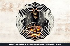 Halloween Wind Spinner Sublimation Design Product Image 1