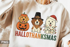 HalloThanksmas Sublimation - Thanksgiving Design Product Image 1