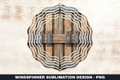 Wooden Wind Spinner Sublimation Design Product Image 1