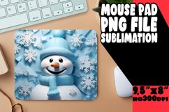 Festive Season 3D Inflated Christmas Mouse Pad Art Product Image 1