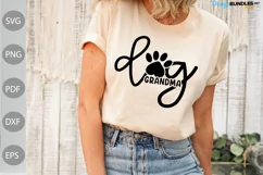 Dog Grandma Svg Design/ Mother's Day SVG Cut Files Product Image 1