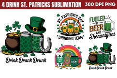 Drink St-Patricks Sublimation PNG Product Image 1