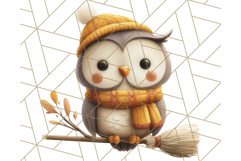 Cottagecore Halloween Clipart Cozy PNG, Autumn Fall Png Product Image 5