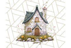 Whimsical Cottagecore Cottage PNG Clipart, Fairy House Png Product Image 5