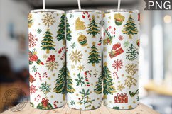 Christmas Tree Tumbler Wrap -High Quality 300 Dpi Product Image 1
