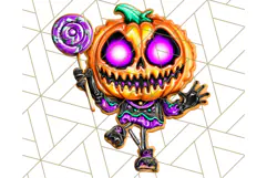 Haunted Treats Clipart PNG, Halloween Candy Art Product Image 5