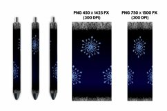 Winter Pen Sublimation Bundle | Epoxy Pen Wrap Product Image 3