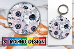 Flower Circle Sublimation Options Product Image 1