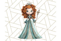 Fairy Tale Clipart PNG Magical Dress-Up Characters Product Image 5