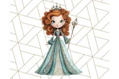 Fairy Tale Clipart PNG Magical Dress-Up Characters Product Image 5