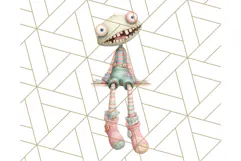 Possessed Toys Clipart PNG Haunted Doll Characters Product Image 5