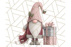 Cozy Winter Gnome Clipart PNG, Christmas Gnome Clip Art Product Image 5