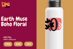 Earth Muse Boho Floral Monogram Product Image 1