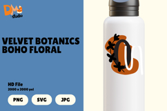 Velvet Botanics Boho Floral Monogram Product Image 1