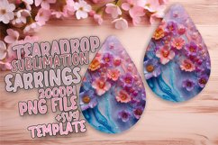 Colorful 3D Marble Glitter Sublimation Tumbler Product Image 1