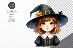 Halloween clipart, Witch clipart, Autumn clipart Product Image 1